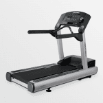 A side view angle of the Life Fitness Integrity Series Treadmill